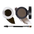 thumbnail image 3 of Kit de polvo de plantilla para cejas 2 en 1, juego de polvos para dar forma a las cejas a prueba de agua para maquillaje, 3 of 8