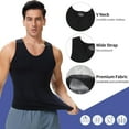 thumbnail image 5 of ANYFIT WEAR Men V-neck Body Shaper Vest Sleeveless Shirts Slimming Undershirts Tummy Control Tank Top, 5 of 6