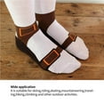 thumbnail image 4 of Jumpingount 1 par de calcetines de algodón con patrón de sandalia, calcetines de tubo medio transpirables para fiestas y viajes, accesorios para Calzado, 4 of 5
