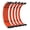 Color：Orange, variant on PSU Power Extension Cable ATX 24Pin Dual PCIE 6+2Pin Dual EPS 4+4Pin Nylon Braided Cord 24Pin Motherboard Splitter Cable