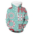 thumbnail image 3 of Little Boys Girls Kids Hooded Unisex Xmas Tree Sweatshirt 3D Christmas Letter Printed Pullover Hoodie For Girls Boys With Pocket Size 11-12T, 3 of 3