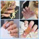 thumbnail image 2 of 24 Unids/Caja 3D Wearable Uñas Postizas Manicura Artificial DIY Falsas Con Pegamento, 2 of 4