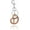 Silver, variant on 3D Realistic Pretzel Keychain - Alloy Biscuit Charm Keyring for Women - Stylish Bag Pendant Car Holder Accessories