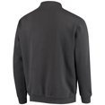 thumbnail image 3 of Men's Colosseum Charcoal Rutgers Scarlet Knights Tortugas Logo Quarter-Zip Jacket, 3 of 3