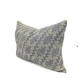 thumbnail image 2 of Fabdivine Thick Linen Hand Block Print Elegant Throw Cushion Cover , 16"X16", Gray, 2 of 5