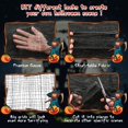 thumbnail image 4 of Halloween Creepy Cloth Riare, 12 unidades, 75 x 190 cm, color negro, 4 of 8