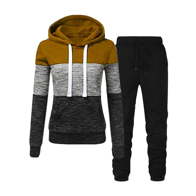 Puntoco Moda Mujer Otoño Invierno Trajes Deportes Chándales Manga Larga Jersey Sudaderas Pantalones Traje Puntoco Puntoco-8346