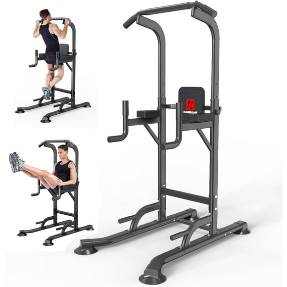 K KingkangPower Tower Dip Station Workout equipment Pull up Bar for Home Gym Adjustable Height Strength Training Fitness Excercise equipment