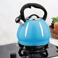thumbnail image 3 of Hervidor silbante de cocina, vajilla para el hogar de acero inoxidable, tetera, tetera, tetera para Picnic Azul perfecl Hervidor de agua, 3 of 6