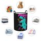 thumbnail image 4 of Balery Rex Dinosaur With Sunglasses Cesta de ropa redonda con asas, impermeable, independiente, para ropa, juguetes, dormitorio y familia-Medium, 4 of 6