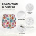 thumbnail image 4 of Honeii Easter Egg Print a Double-Layered Women's Running Short, Ideal for Gym, Tennis, and Various Activities, Complete with a Practical Pocket-Medium, 4 of 7