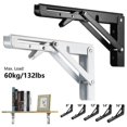 thumbnail image 1 of 2pcs 8\/10\/12\/14\/16\ Wall Mounted Support Collapsible Long Release Arm fixed Folding Bracket, 1 of 4