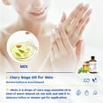 thumbnail image 4 of HIQILI Clary Sage Oil Essential Oil, Pure Sage Oil for Aromatherapy Diffuser Skin Hair Care -100mL, 4 of 6