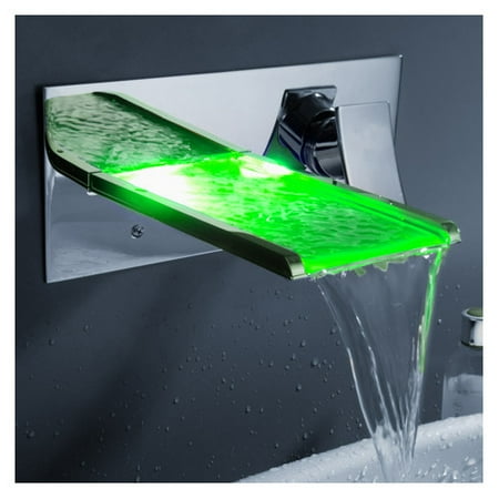 Sumerain International Group Wall Mount Waterfall Bathroom Sink Faucet - Walmart.com
