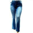 thumbnail image 2 of Jack David Womens Plus Size Blue Denim Jeans Pants Curvy Stretch Skinny Fit JD-E071, 2 of 3