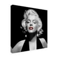 thumbnail image 3 of Trademark Fine Art Chris Consani Halter Top Marilyn Red Lips Canvas Wall Art - 24x24, 3 of 5
