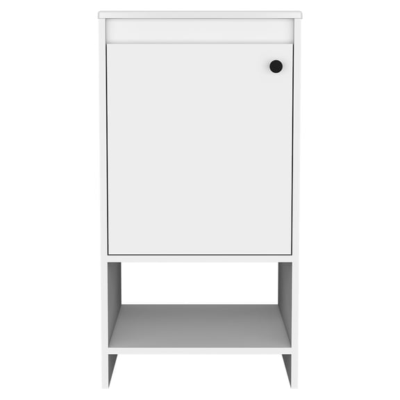 Elegant Bathroom Addition - Enhance Bathroom Aesthetics with a White Vanity Pocket