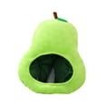 thumbnail image 5 of Milageto Fruit Headgear Pear Shaped Cartoon Funny Cosplay Party Favors Full Headgear Cap, 5 of 7