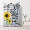 thumbnail image 4 of Yibo Blanket Gift for Mom Birthday Gift for Mom Gift to Mom for Birthday Thanksgiving Christmas from Daughter or Son Throw Blanket, 4 of 7