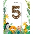 thumbnail image 4 of Giraffe birthday candle (7 candle), number 7 birthday candle, themed party decorations, birthday cake decorations, 4 of 7