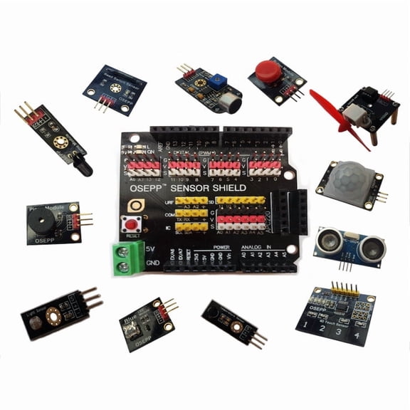 SENS-01 - OSEPP 101 SENSOR STARTER KIT ARDUINO COMPATIBLE ASSORTMENT