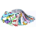thumbnail image 4 of Soimoi 40Pcs Japanese Print Precut Fabrics Strips Roll Up 1.5 inches Cotton Jelly Rolls For Quilting - Multicolor, 4 of 9