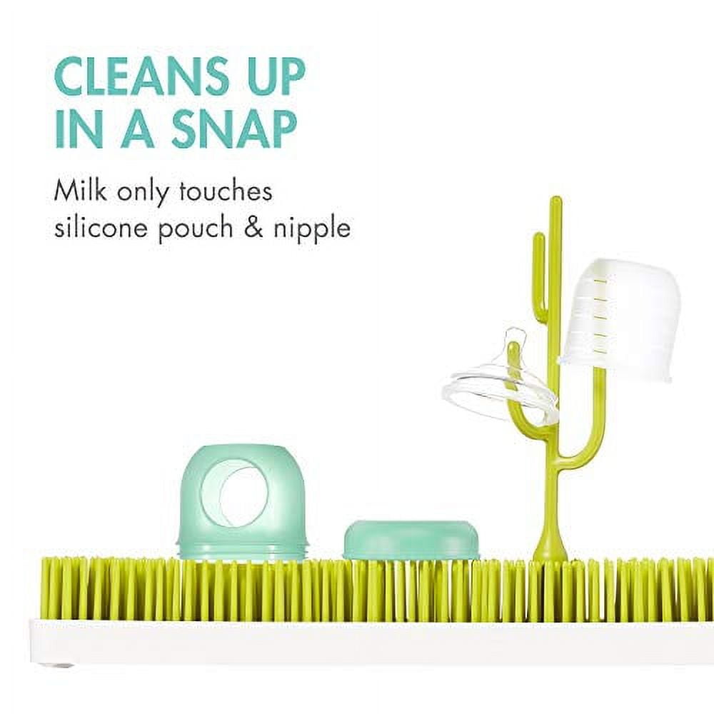 Boon NURSH® Reusable Silicone Pouch Bottles - 4oz - Mint (3pk)