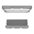 thumbnail image 4 of oshhnii Garden Swing Chair Canopy Cover Kit Accessories Canopy 195x125x15cm Sunproof Grey, 4 of 8
