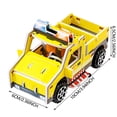 thumbnail image 3 of 3D Paper Puzzle Assorted Cars 3D Cardboard Model Car Kit DIY Set For Child Educational Craft Puzzles Present For Boys, 3 of 4