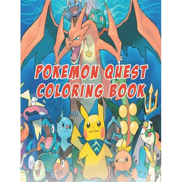 Pokemon Quest Coloring Book Amazing Coloring Book.Fun Coloring Pages