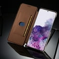 thumbnail image 3 of Dteck Folio Wallet Case For Samsung Galaxy Note 20 Ultra / Note20 Ultra 5G, Lightweight PU Leather Magnetic Flip Stand Case Hard Protective Cover,Coffee, 3 of 7