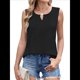 thumbnail image 1 of Camiseta de Tirantes de Verano para Mujer, Sin Mangas, Estilo Informal de Negocios, Básica, Holgada, Elegante, para el Trabajo, 2025. Negro L, 1 of 10