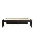 thumbnail image 5 of AFI Colorado 14" Full Wood Platform Bed Frame with Foot Drawer Storage, Espresso, 5 of 7