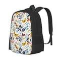 thumbnail image 2 of Daiia Flowers Butterfly Backpack for Men and Women -Durable Backpack Large Capacity, Water-Resistant Bag with Adjustable Straps and Laptop Compartment, 2 of 9