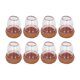 thumbnail image 1 of 8 Uds fundas para pies de silla taburete almohadillas para pies Protector de patas de mesa silenciador grueso transparente redondo S, 1 of 8