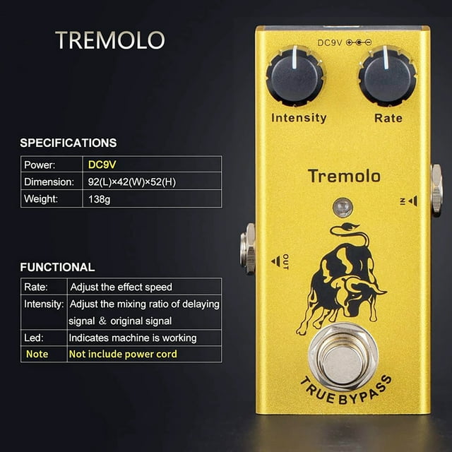 Mini Overdrive Electric Guitar Effects Pedal Overdrive Volume Tone Knob Effect Pedals With Steel Metal Shell