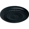 thumbnail image 3 of Ekena Millwork 7 7/8"OD x 3/4"P Small Alexandria Ceiling Medallion (Fits Canopies up to 4 5/8"), Hand-Painted Night Shade, 3 of 7