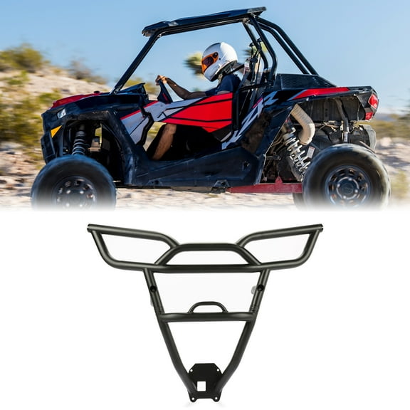 Kojem Rear Protector Bumper Heavy-Duty Steel for 14 15 16 17 18 UTV Polaris RZR XP 1000 RZR XP 4 1000 Powder Coated