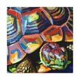 thumbnail image 2 of "Tortoise Shell Bloom" - Canvas, 2 of 25