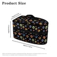 thumbnail image 6 of HELLHERO Portable Travel Iron Carrier Bag Most Iron For Garment Care Lightweight Travel Bag Colorful Dog Paw Prints(Case Only), 6 of 6