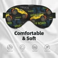 thumbnail image 3 of PAYOHTO Boy Truck Yellow Car Soft Sleep Mask Comfort Pure Silk Eye Cover for Travel Office Camping, 3 of 7