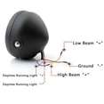 thumbnail image 3 of 6.5 inch LED Motorcycle Headlight HiLo head light lamp Bulb DRL for Sportster Cafe Racer Bobber, 3 of 10