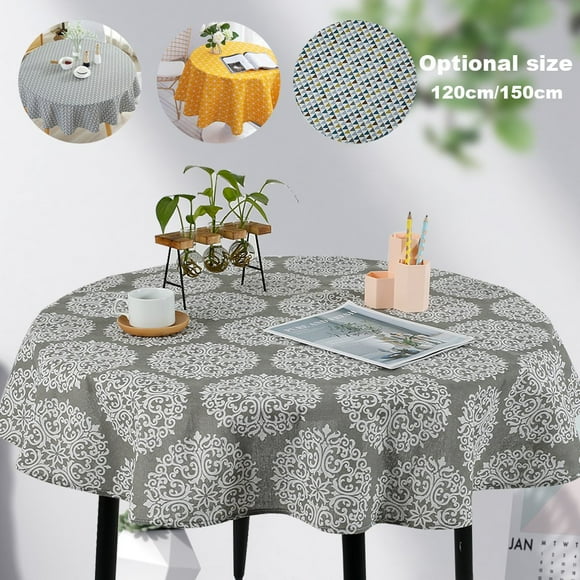 Cotton Table Cloths Linen Cover Party Tableware Desk Home Kitchen Decor Waterproof Anti Wrinkle Dirt Table Cover Home Decor for Dining Kitchen Garden Parties Holiday Dinner