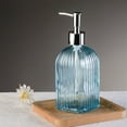 thumbnail image 6 of JoyMoreHome Vertical Striped Soap Dispenser with Pump, Refillable Lotion Soap Dispenser for Hand Soap, Dish Soap, Shampoo, 6 of 6