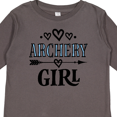 thumbnail image 4 of Inktastic Archery Girl Bow Hunting Girls Long Sleeve Toddler T-Shirt, 4 of 5