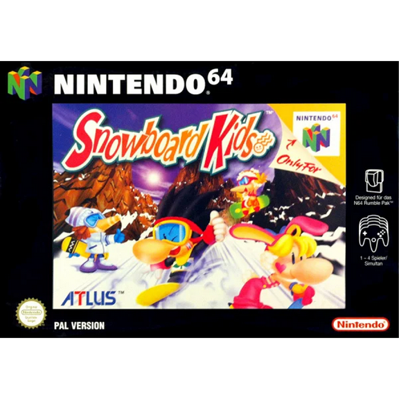 N64 Game Snowboard Kids Games Cartridge Card for 64 N64 Console US Version