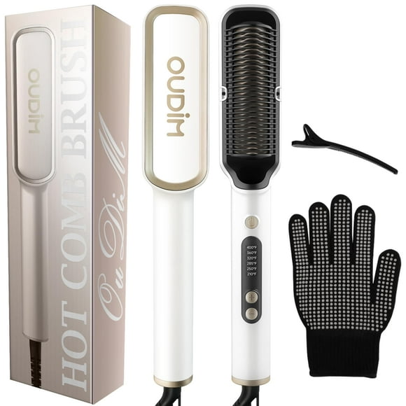 Cepillo alisador de pelo OUDIM Negative Ionic con 6 temperaturas Set