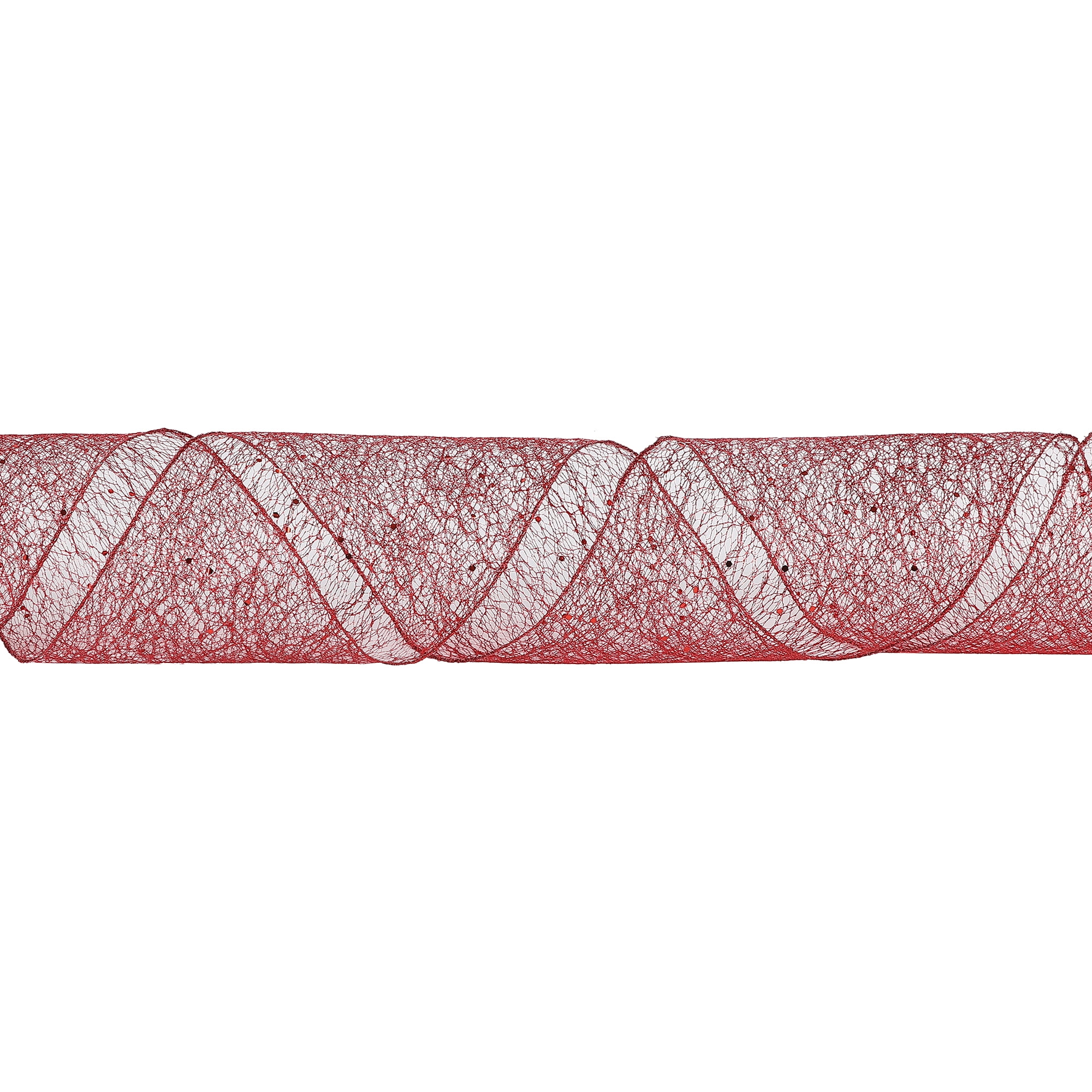Holiday Time 6 po x 20 pi Ruban Filet, Rouge RUBAN EN FILET ROUGE 6 PO