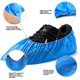 thumbnail image 5 of Cubrezapatos desechables reciclables - Paquete de 100 (50 pares) Cubrezapatos y botas higiénicos Impermeables Antideslizantes Zapatillas de interior Azul JAMW Sencillez, 5 of 5