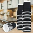 thumbnail image 6 of three leaf 9 Oz. Ripple Wall Cups, (Black) 900 Ct. Hot/Cold Cup For Coffee, Water, Tea, Juice, Picnic, Party, Travel And Events For Hotel and Motels (20 Packs Of 45), 6 of 8